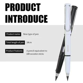 Black Technology No Need to Sharpen Pencil No Ink Student Eternal Positive Posture Writing Kid Gift School Supplies Stationery 5