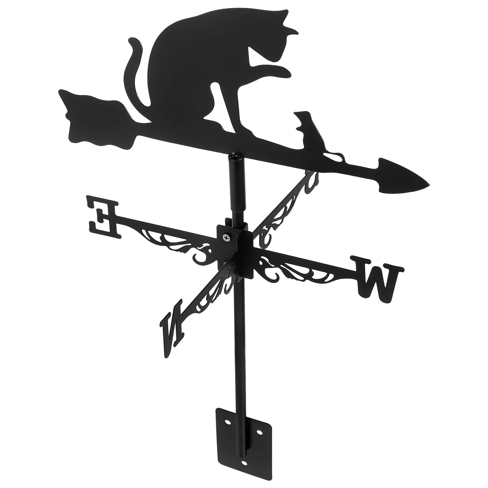 

Weathervane Garden Stainless Steel Decor Wind Direction Indicator Decorative Yard Ground Insert Decoration Trim Roof of house