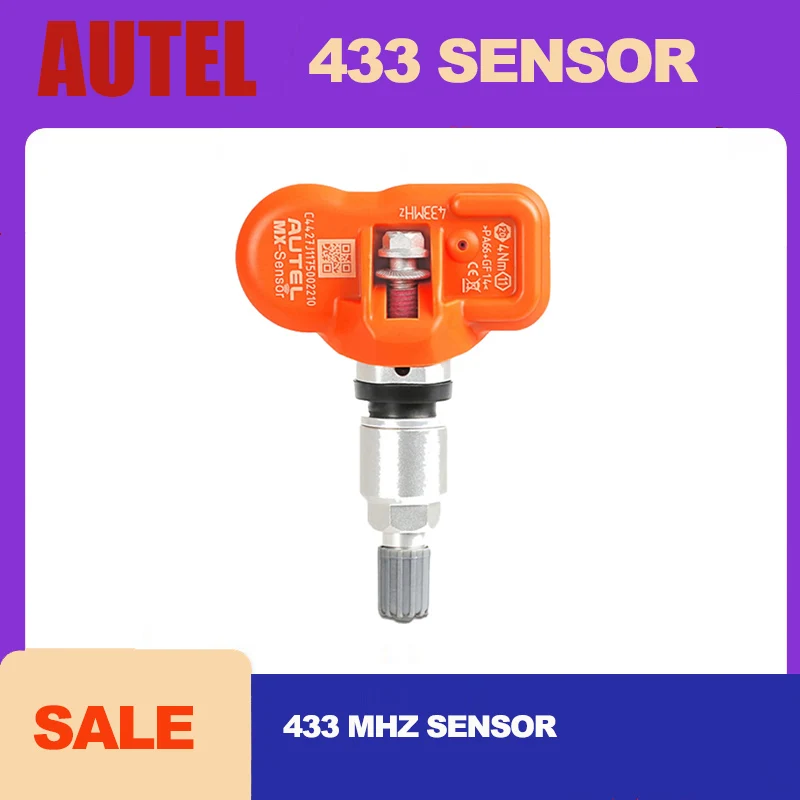 Датчик Autel 433 МГц MX-Sensor 1 шт. датчики анализ шин работает с TPMS PAD TS401 TS601 100% клон 98%