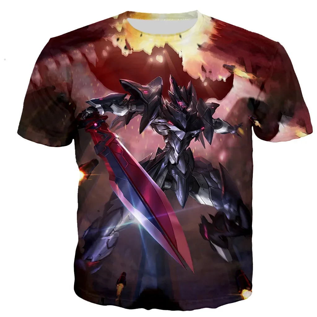 Новинка 2023 футболка Mazenger Z для мужчин и женщин с 3D принтом модные повседневные