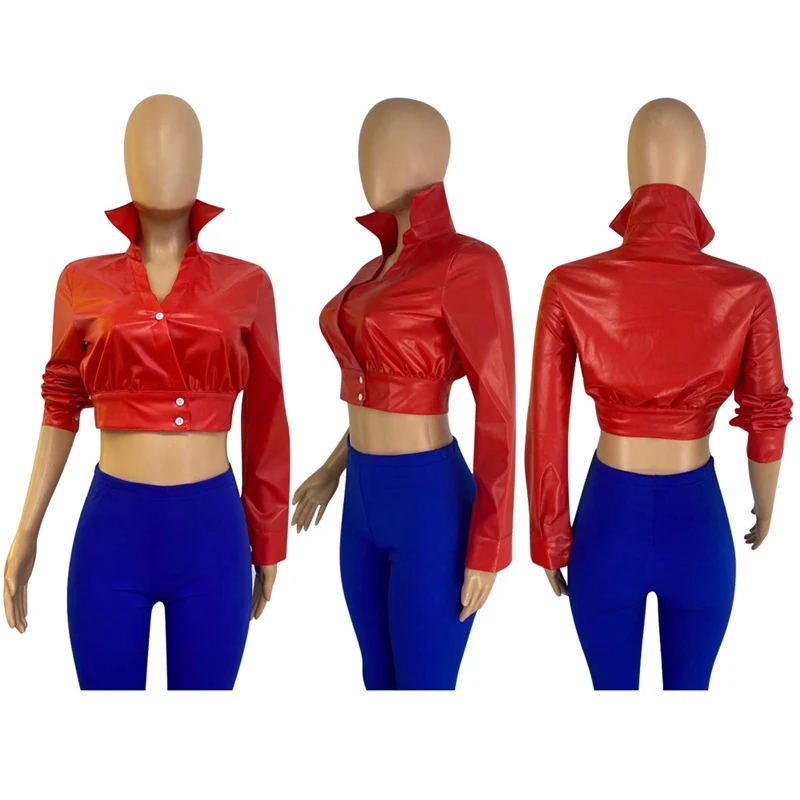 

Flocking Leather Jacket Dreess Women Party Plus Size Tops Winter Clothes Women Women Sexy Outifts Trendy Clothes For Women