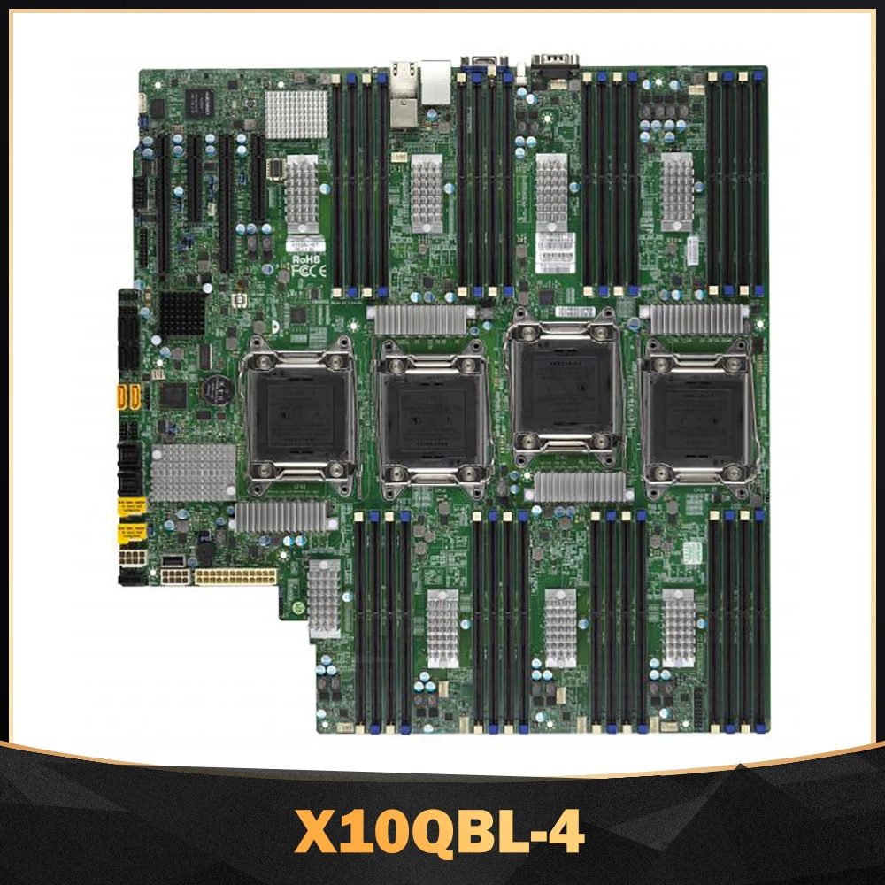 

Server Motherboard Quad Socket R1 (LGA 2011) Supports Xeon Processor E7-4800 v4/v3 Family For Supermicro X10QBL-4