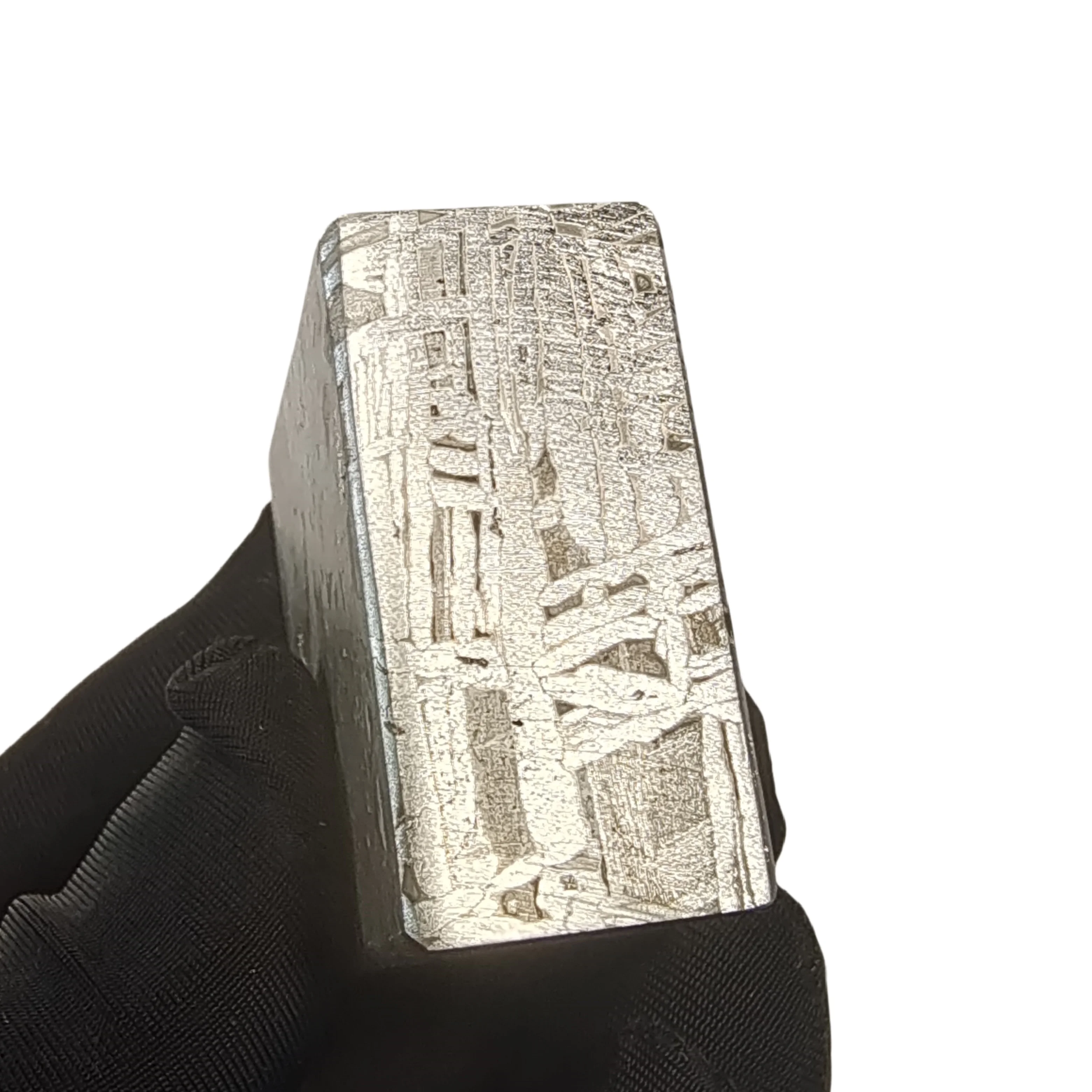 117 6 г ломтик метеорита Muonionalusta образец натурального железного коллекция -TC593