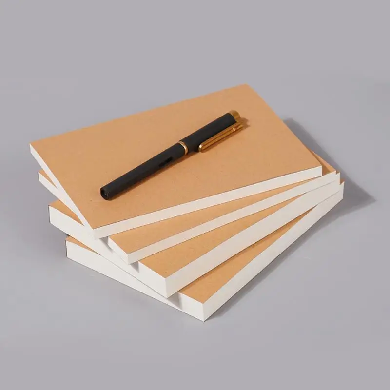 Блокнот DIY в ретро-стиле с обложкой из крафт-бумаги, толстый, с чистыми листами, 100-200 страниц, форматы А5, В5, для учебы, планирования, офиса, рисования, творчества (art.: 3920dc471c4e6) - 3920dc471c4e6
