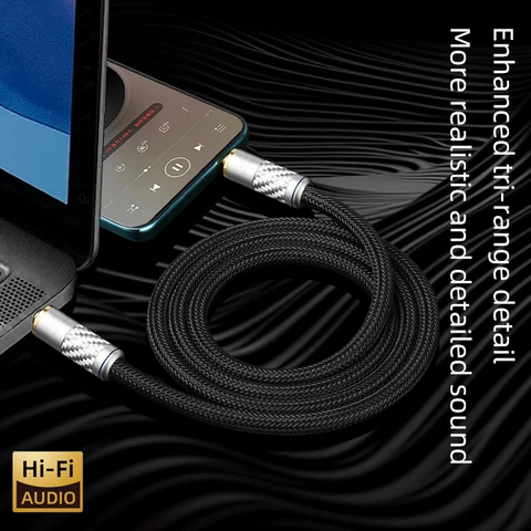 ATAUDIO HiFi AUX-кабель 3,5 мм  Heishuigui