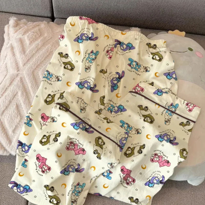 Disney Autumn Star Dailu милые удобные теплые пижамы с длинными рукавами женские кардиганы