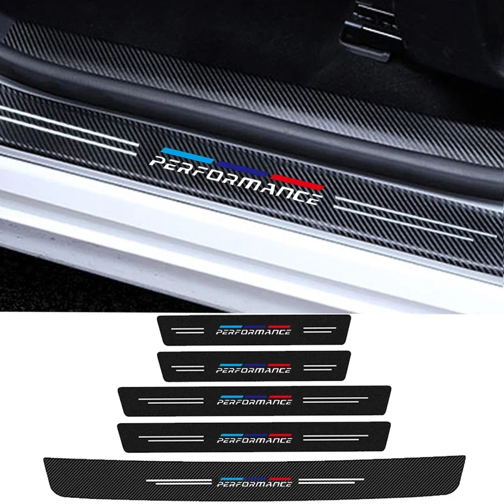 

Наклейки на порог автомобиля с защитой от царапин, наклейки на пластины для M X1 X3 X5 F10 F01 F11 F20 F30 E34 E36 E87 E39 E60 E46 E91