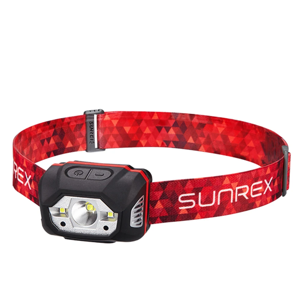 Налобный фонарь SUNREE с умным датчиком и высоким выходом, лм, выход USB, зарядка, водонепроницаемый налобный фонарь для походов,