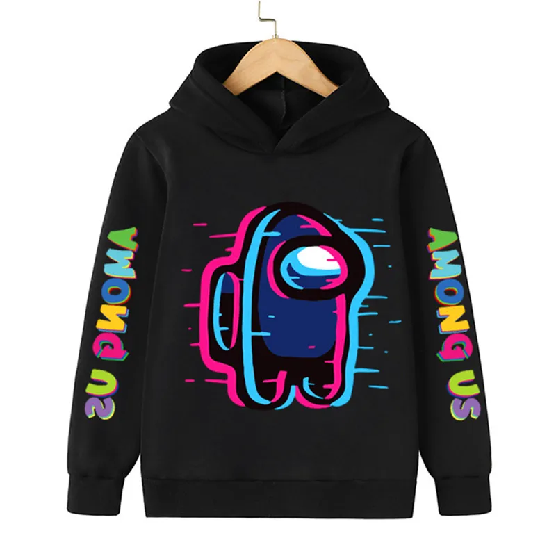 

Among us 4-14T Impostor Graphic Girls Boys Sweatshirts for Winter Spring Casual Sport Cotton Tops Fashion Sport Children Hoodies