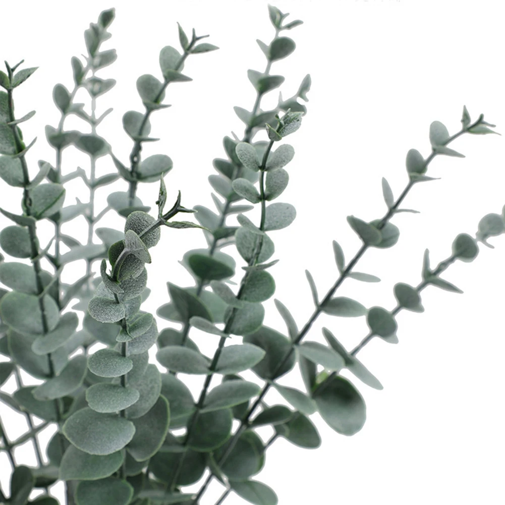 20 шт. 38 см домашние искусственные листья эвкалипта цветочный домашний декор