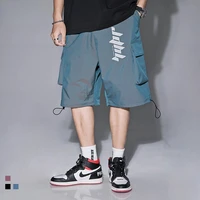 colorful trendy cargo shorts knee length loose mens 2022 summer new shorts mens three dimensional pocket casual short homme