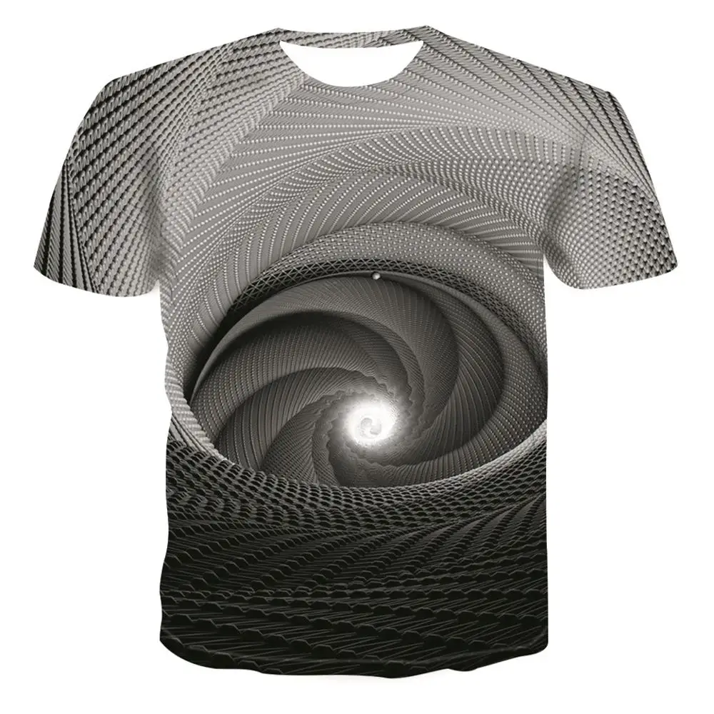 

2021 Fashion New Men's 3D T Shirt 3D Print Design Short Sleeve Outdoor Casual Creative Clothing Round Neck Summer Men's T Shirt