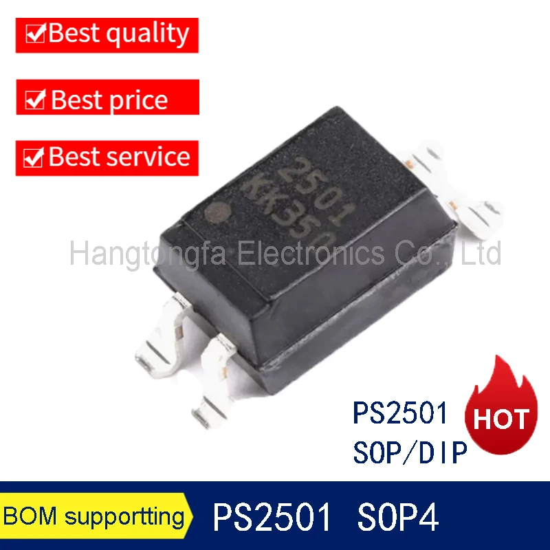 

100 шт./партия, оригинальный оптосоединитель SOP4 DIP-4 Pin