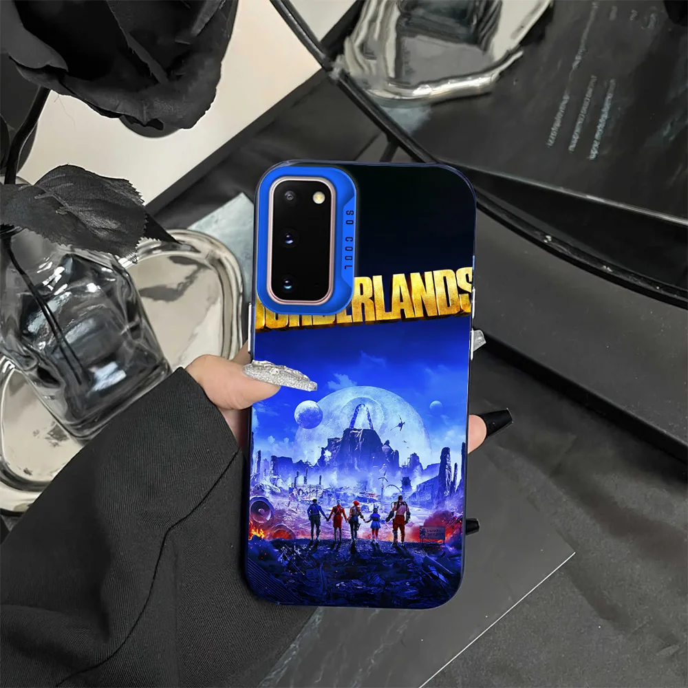 Чехол для телефона с пленкой B-Borderlands Samsung S23 S24 S22 ULTRA PLUS FE гальванический