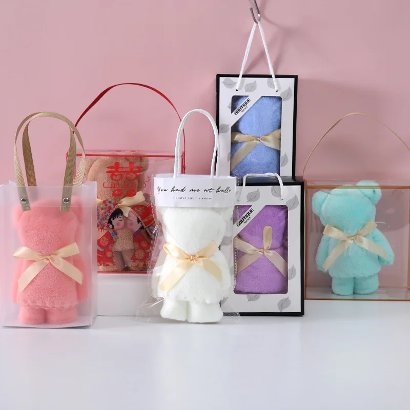 Wedding Partner Gift Wholesale Towel Cotton Annual Conference Advertising Gift