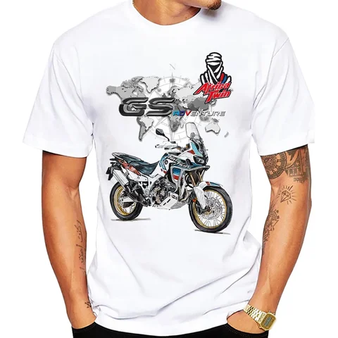 Футболка Africa Twin CRF1100 Motorcycle I'M GS Adventure, мужские футболки, одежда для мальчиков, одежда для гонщиков, спортивные повседневные футболки для верховой езды в горах