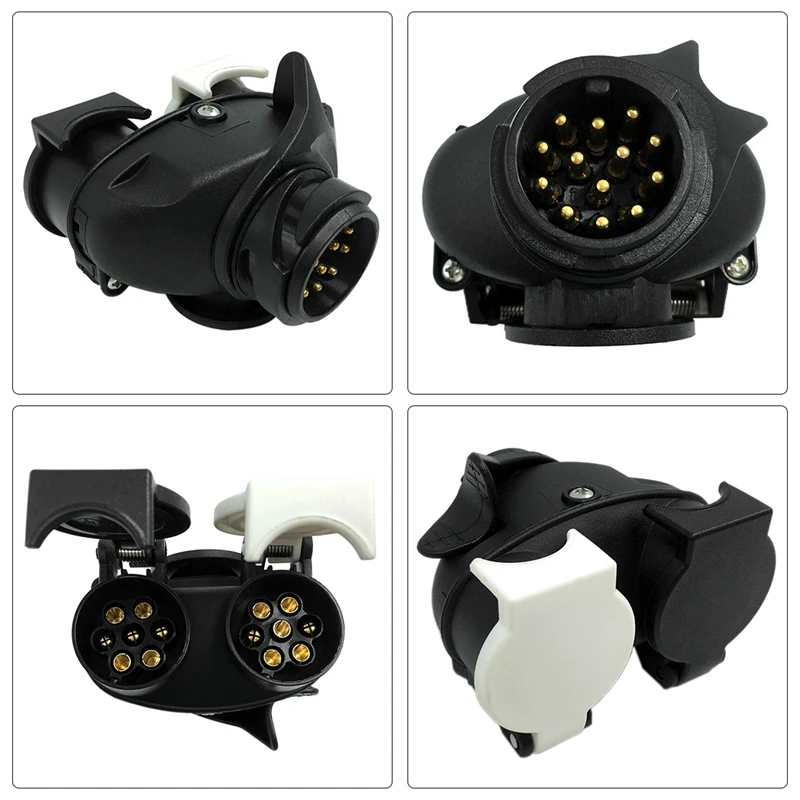 12 В 13-7 контактов двойной прицеп Стандартная плата адаптер для преобразования