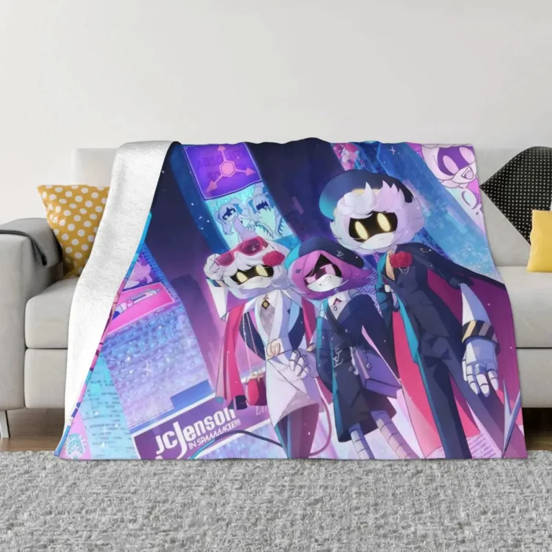 

Murder Drones Anime Blanket Velvet Ultra-Soft Throw Blanket for Airplane Travel Bed Rug