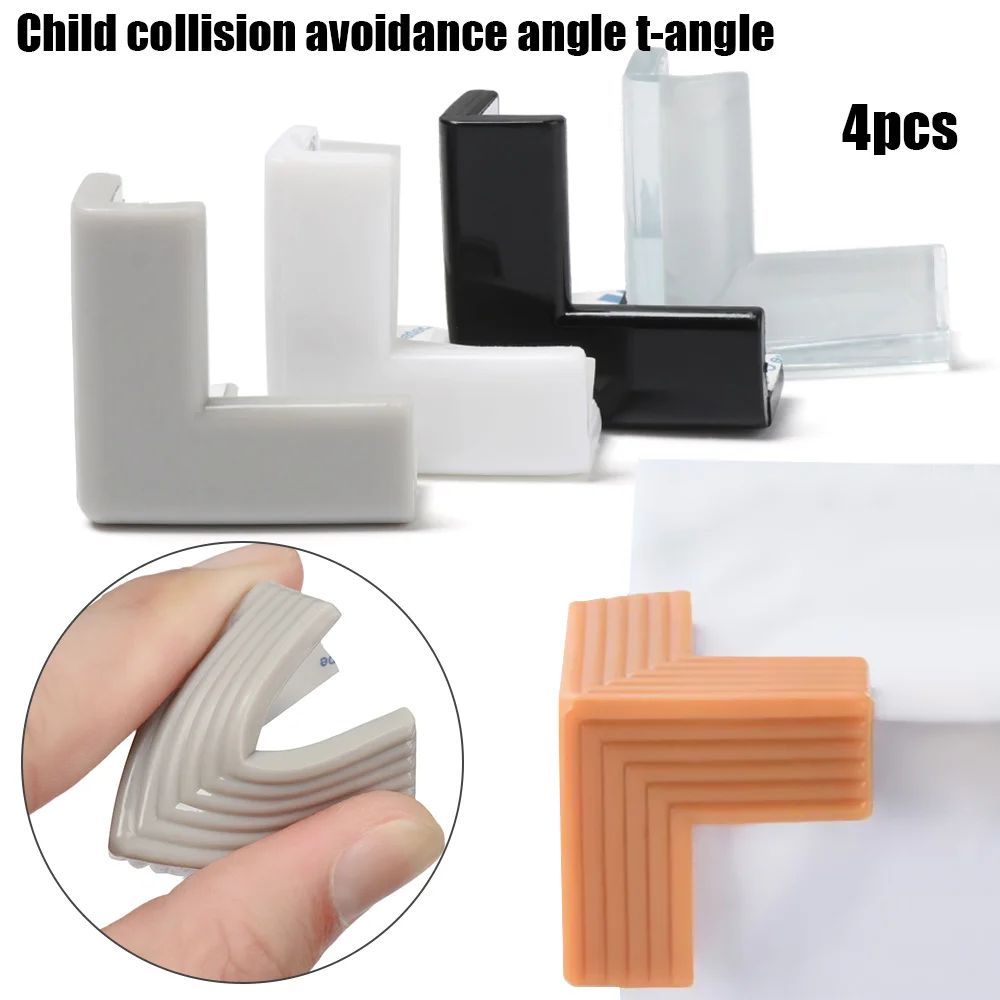

4PCS Baby Safe Table Corner Protector Kids Security Edge Protection Anticollision Strip Soft Silicon Edge Guards For Protection