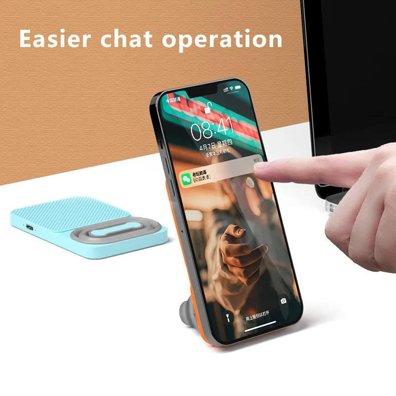 Magsafe 15W Wireless Charging Phone Holder for Iphone 12 13 14 Pro Max Portable Foldablefor Magnetic Mobile Phone Stand Base