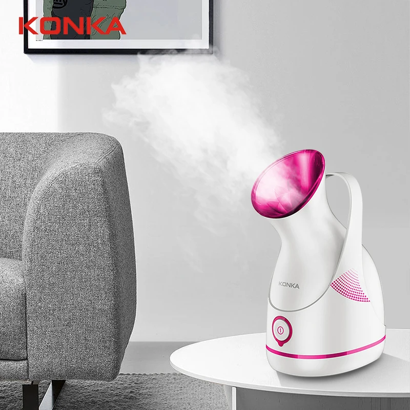 KONKA Facial Steamer 140ml  Skin Care Machine Household Electric Vaporizador Deeply Cleaning SPA Face Sprayer Cleaner images - 6