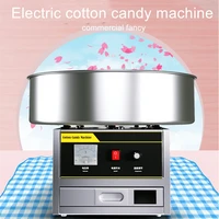 fully automatic electric color fancy brushed electric marshmallow making machine cotton candy machine for commercial stalls