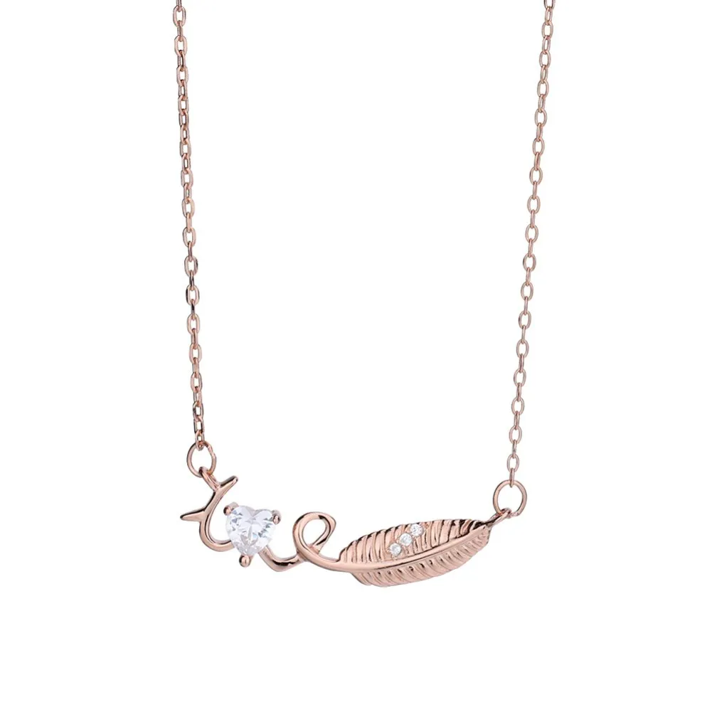 

925 Sterling Silver Necklace Women Korean Version of The Light Luxury Collarbone Chain Simple Temperament Fashion Jewelry