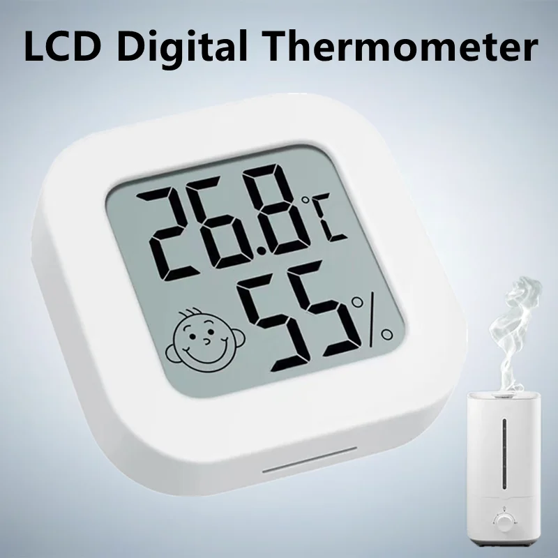 

Mini LCD Digital Thermometer Hygrometer Indoor Room Electronic Temperature Humidity Meter Sensor Gauge Weather Station For Home