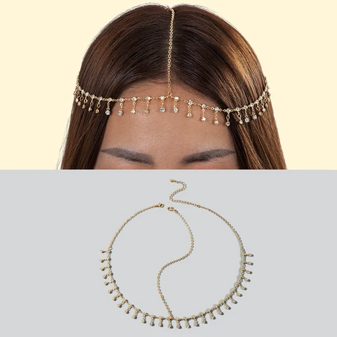 Золотая повязка на голову Tocona