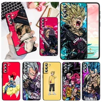 cool anime dragon ball for samsung galaxy s22 s21 s20 fe ultra pro lite s10 5g s10e s9 s8 plus black soft capa phone case