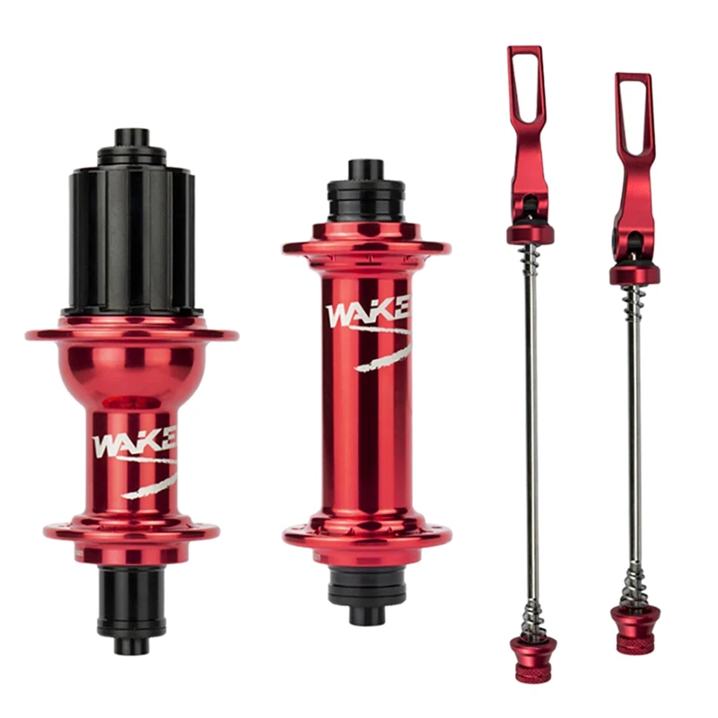

WAKE MTB Hub 4 Sealed Bearing Hub 20/24 Holes Mountain Bike Hub Disc Brake With Quick Release Lever Bicycle Parts