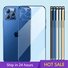 Роскошный классический прозрачный чехол с квадратной рамкой для iPhone 12 11 Pro Max Mini X XS XR 7 8 Plus SE 2020, мягкий силиконовый чехол