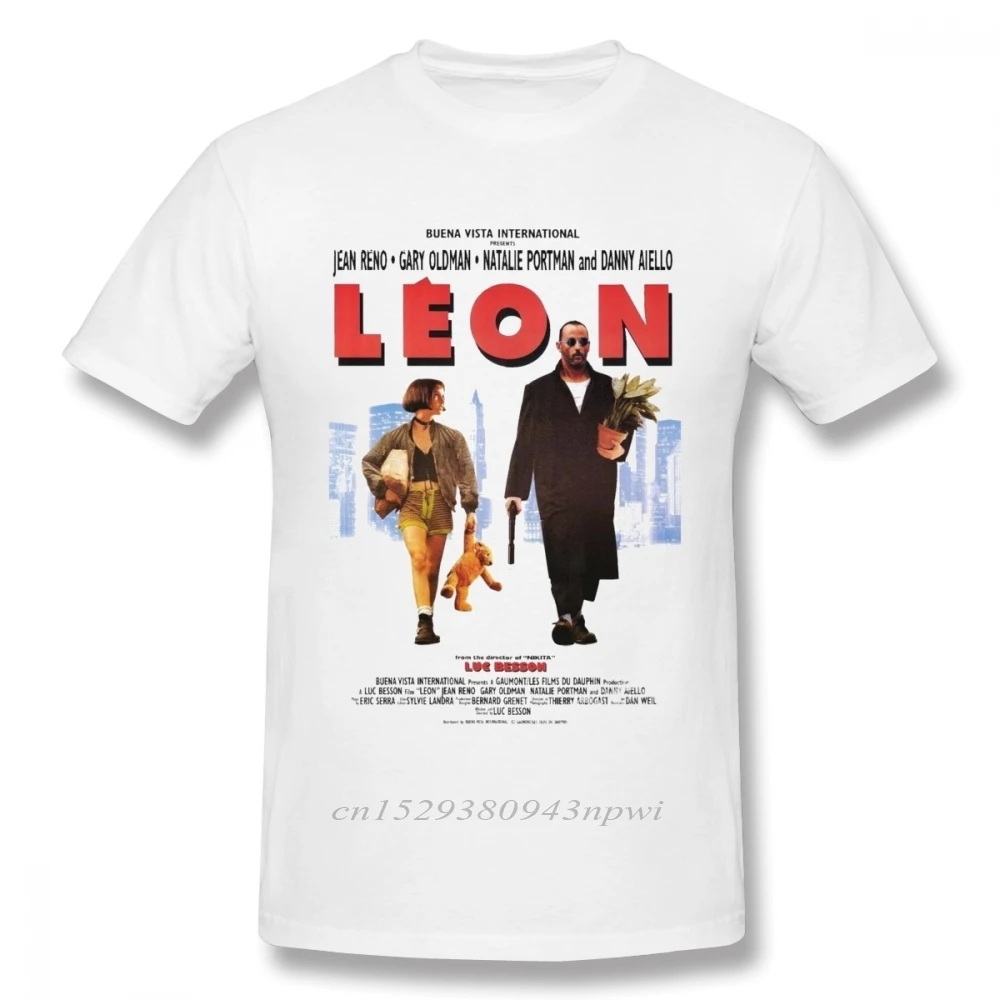 

LEON The Professional винтажная Мужская футболка с 3D принтом, красивая летняя дышащая футболка, повседневный Топ, дизайнерские футболки