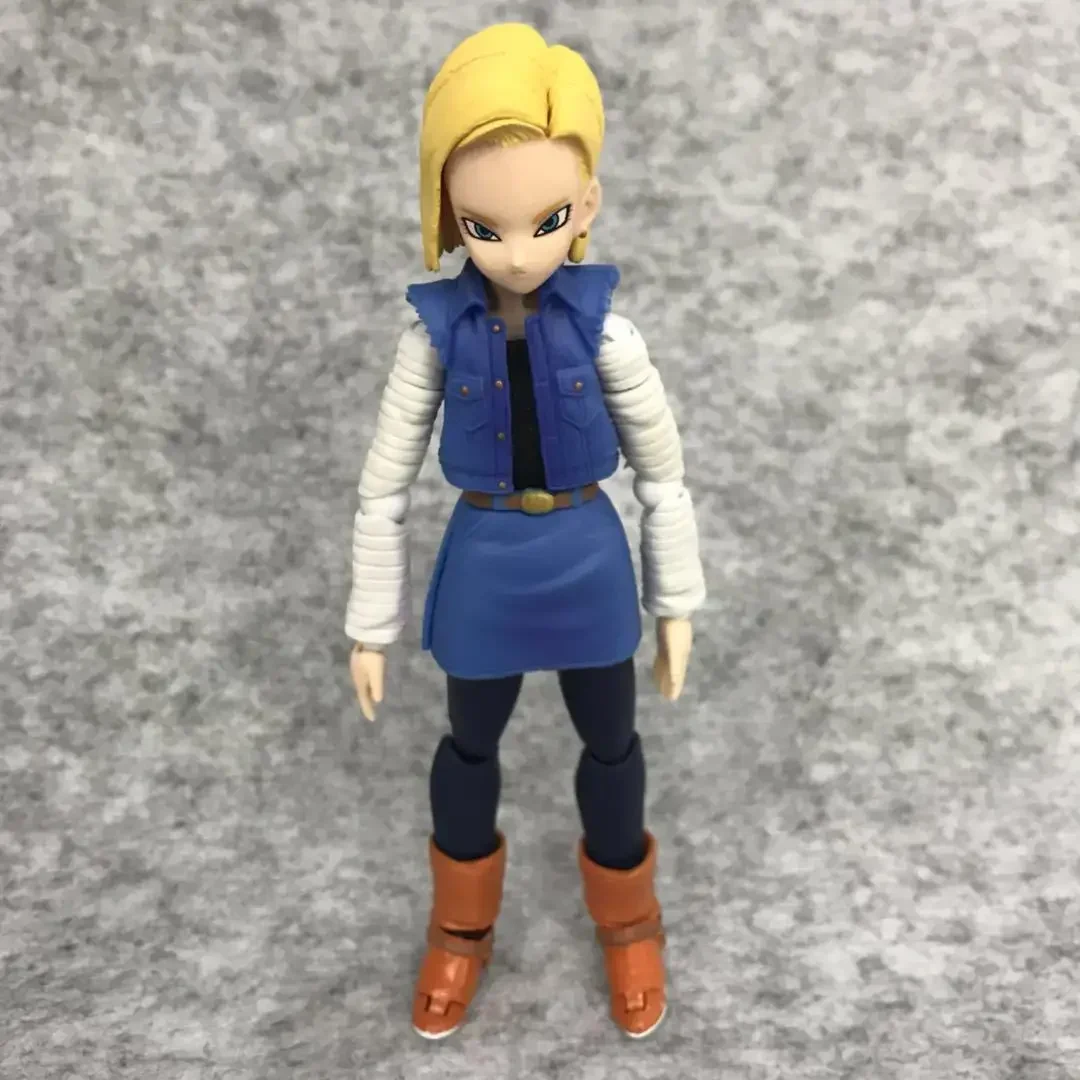 Фото Коллекционная фигурка SHFiguarts Dragon Ball Z Андроид №13 в коробке, 13 см Набор из 18 фигурок SHF: Коллекционные игрушки для рабочего стола, подарок на день рождения №3