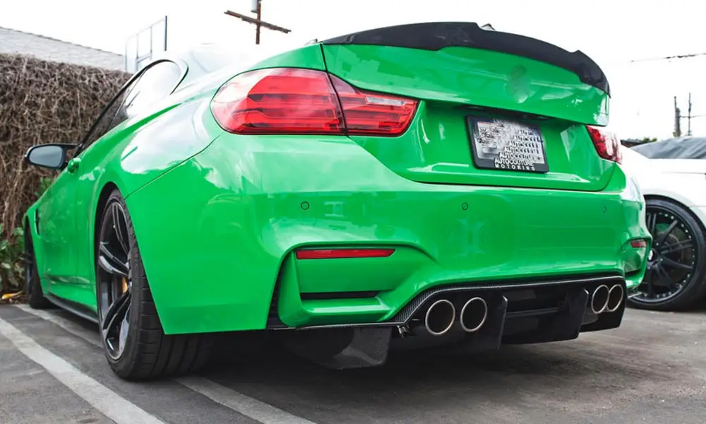 Задний бампер из углеродного волокна диффузор разветвители спойлер защита