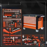 professional 369 pcs roller cabinet tool trolley storage with 7 drawers toolkit