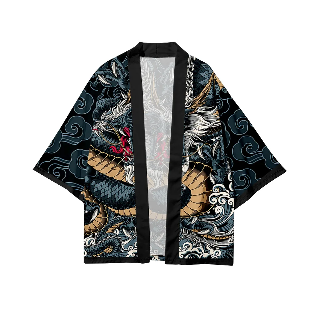 

The new 2021 fashionable element of dragon seven men's sleeve cardigan way tunic