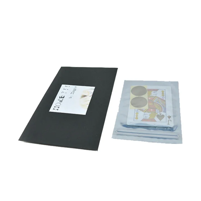 Ручка или другие мелкие вещи сквозь карту от J.C волшебные фокусы с черными