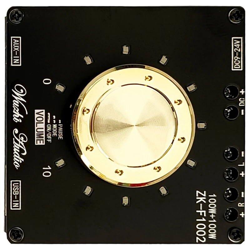 

ZK-F1002 индикатор громкости TPA3116D2 2,0 канала 1 00Wx2 стерео BT аудио усилитель плата модуль