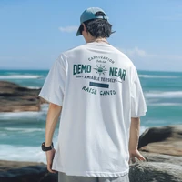 newport mens 2022 spring and summer new couple t shirt mens fashion brand printed pure cotton casual short sleeve t shirt