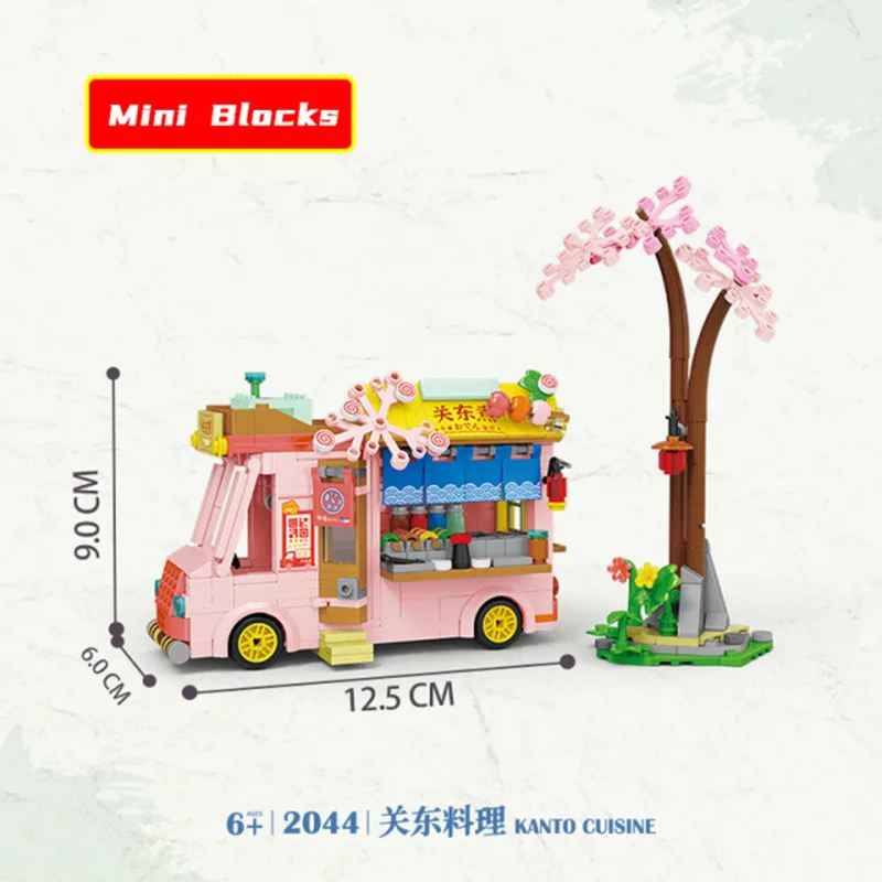 

Car Block Food Ice Cream Camper Candy Friends Sets Building Mini Kits Model Bricks Kids Toys Book City Girls Club Amusement Park