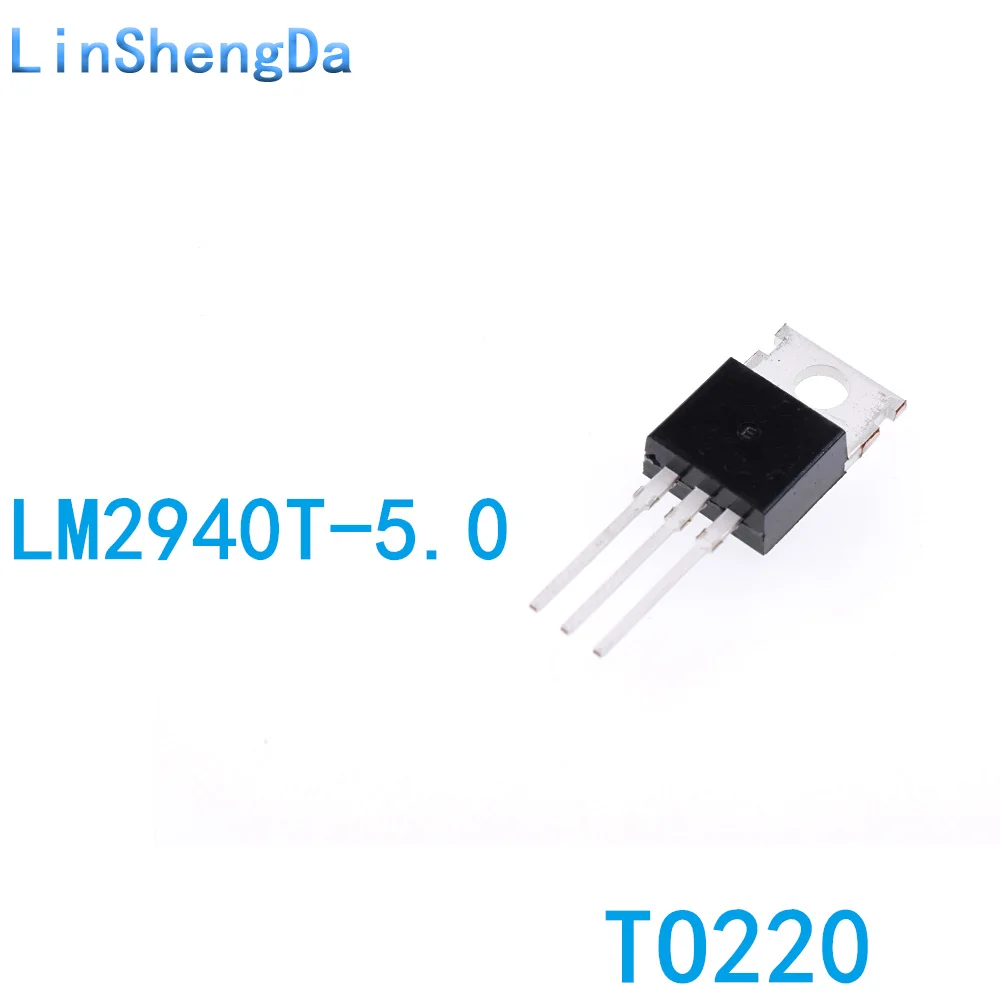 

10PCS LM2940T-5.0 LM2940CT-5.0 LM2940-5.0 inline TO-220