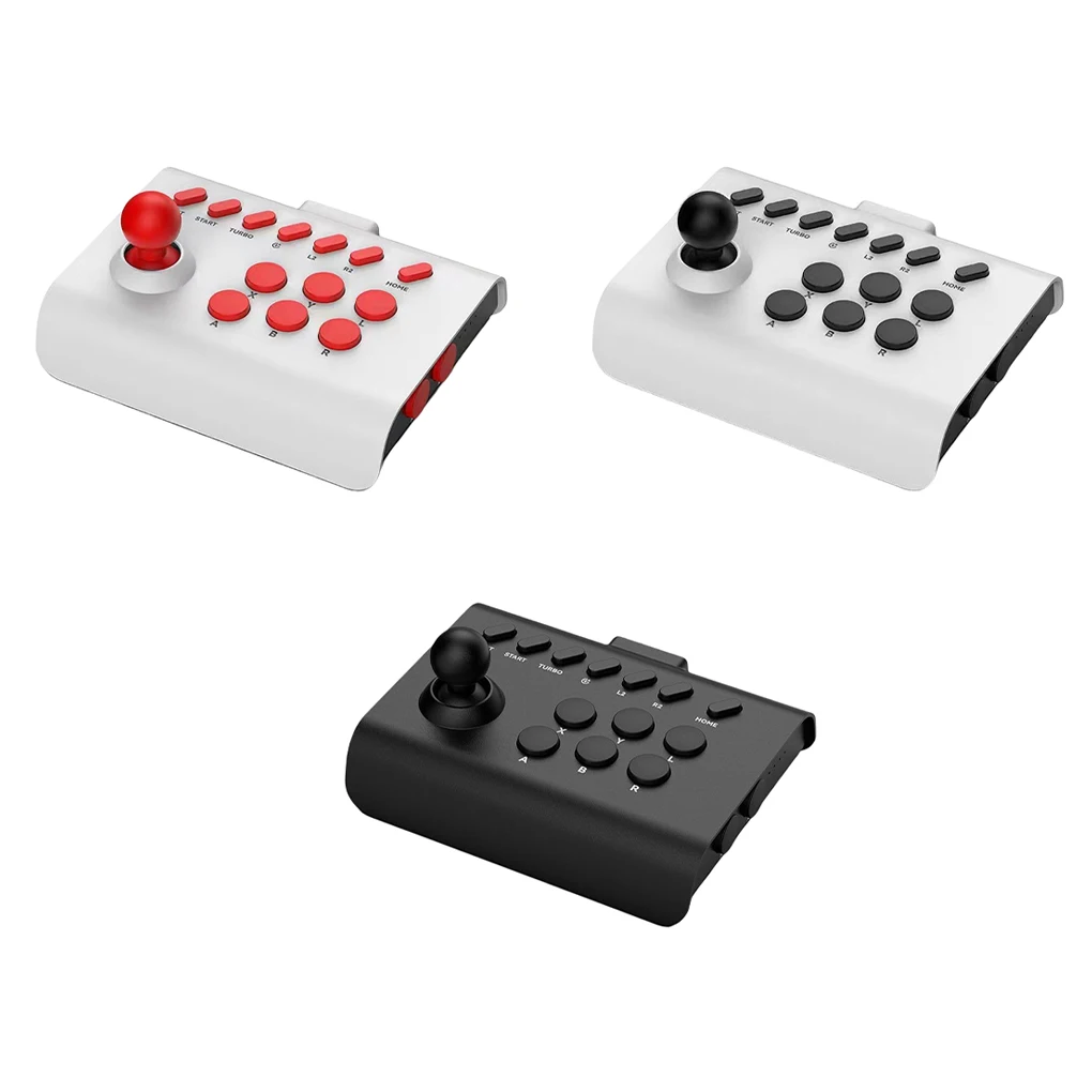

Wireless Joystick Game Supplies Non-slippery Base TV Quick Connection Fine Workmanship Control Stick White-black
