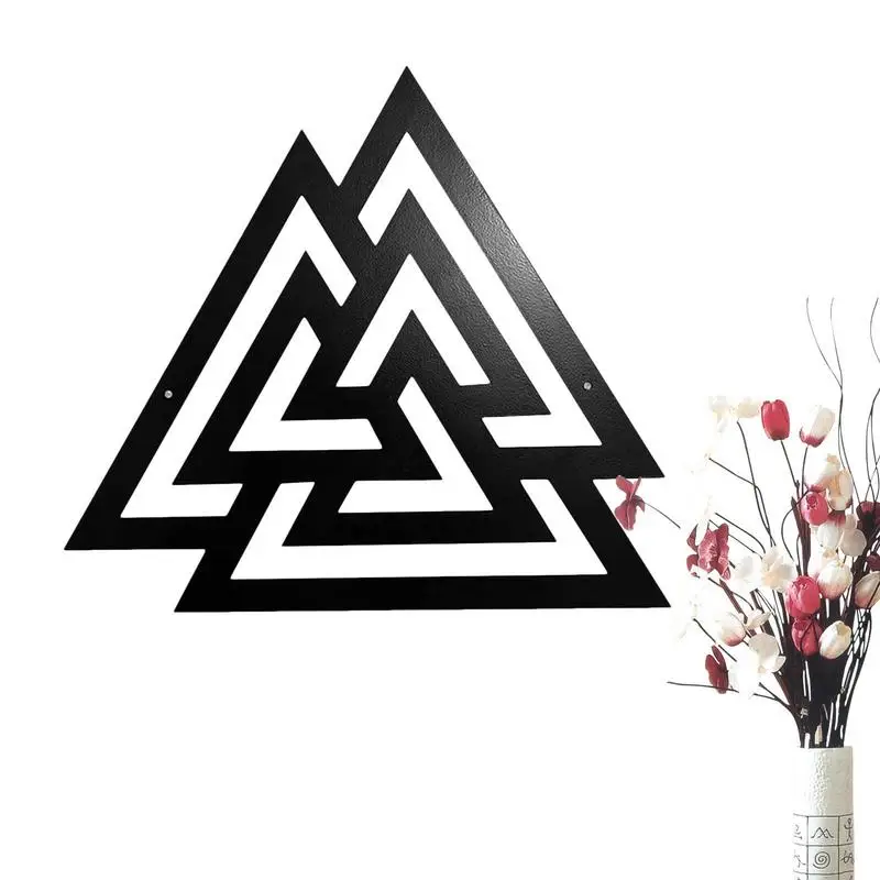 

Triangular Wall Art Abstract Wall Art Metal Triangles Metal Wall Art Decor Summit Metal Wall Sign Rustic Wall Art Mountain Wall