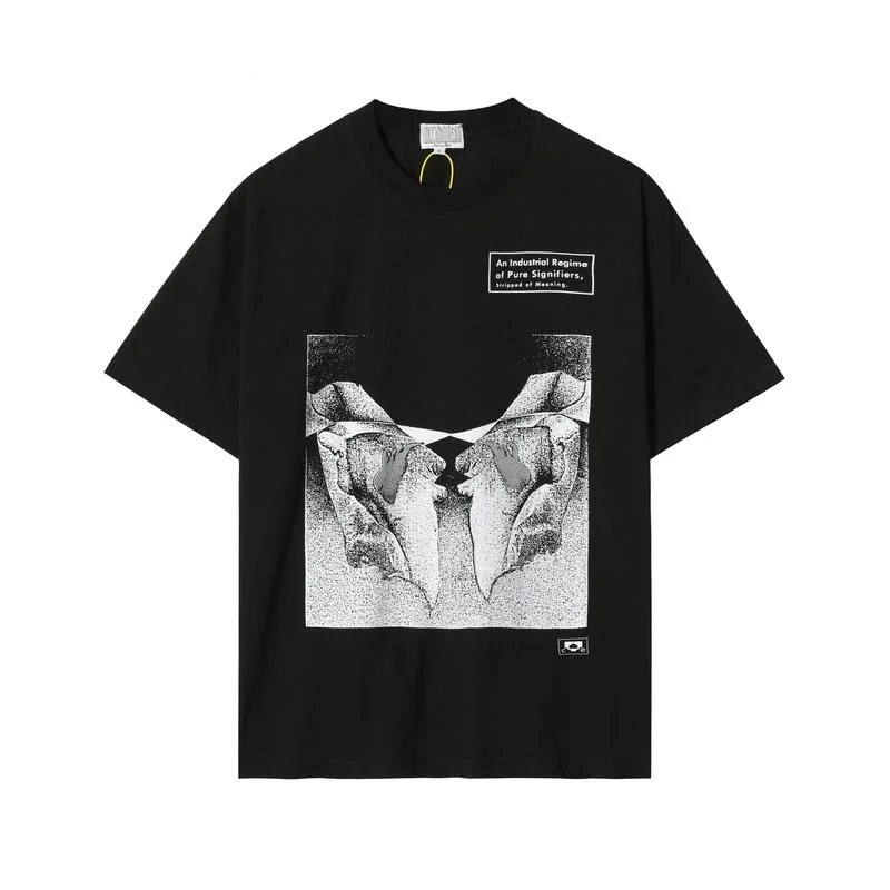 

22SS High Quality 1:1 Pattern Print Cavempt T Shirt Men Women EU Size 100% Cotton Cavempt Top Tee Fashion Summer Stranger Things