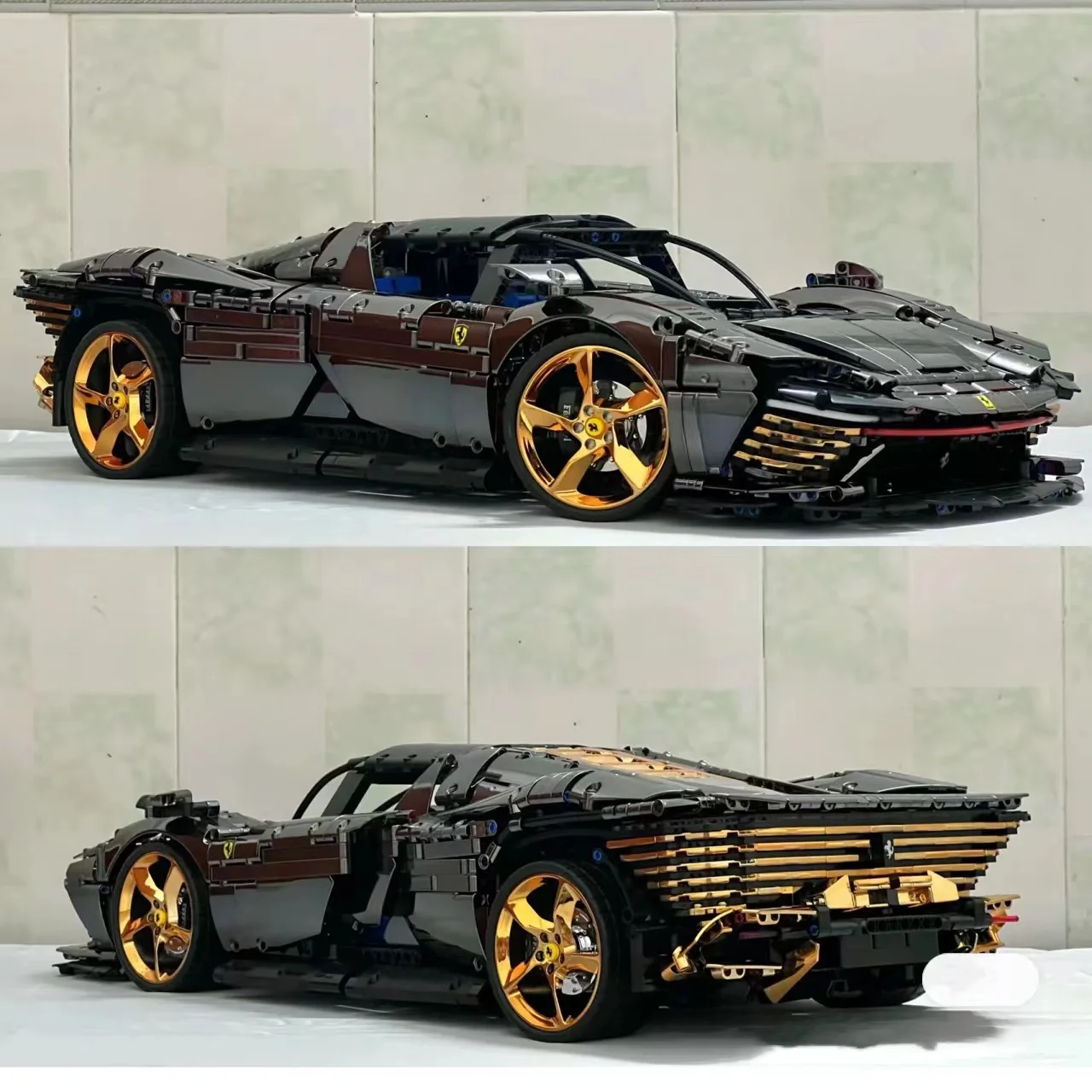 

3778 шт., Детский конструктор Daytona SP3 Black Glod Ferraried
