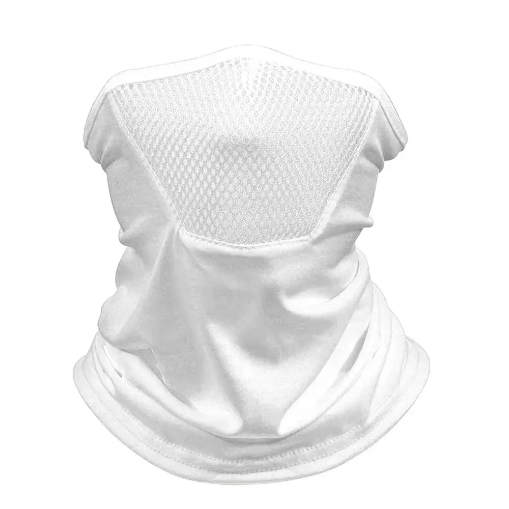 Уличная дышащая однотонная Сетчатая Маска для лица Gini женская летняя ледяная