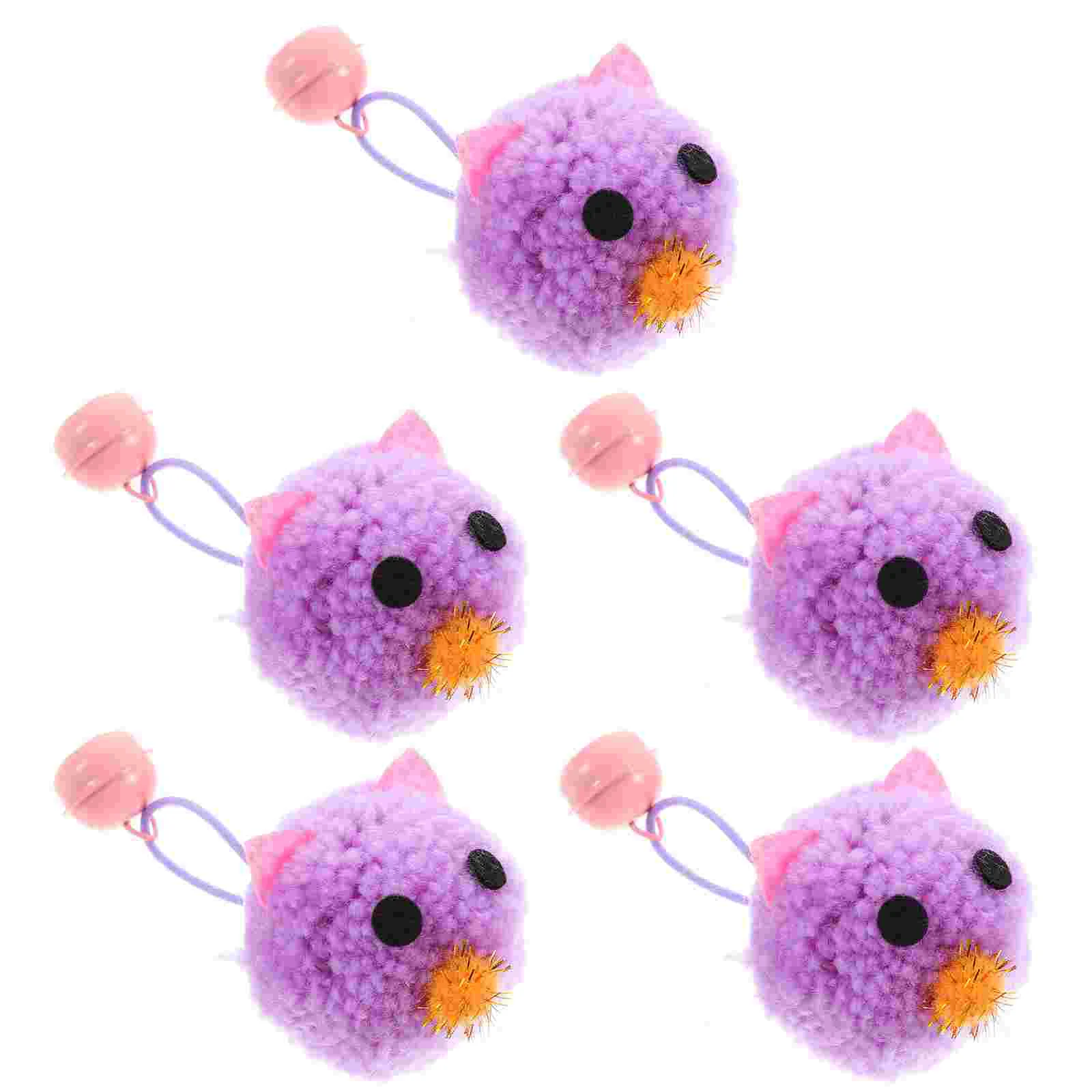 

5Pcs Cats Mice Toys Interactive Mouse Cat Toys Teasing Cat Toy for Indoor Cats