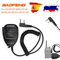 Baofeng Microphone Handheld Radio Speaker Mic for UV-5R UV-5RA UV-5RE UV-3R Plus BF-888S BF-666S BF-777 UV82 Walkie Talkie Mic