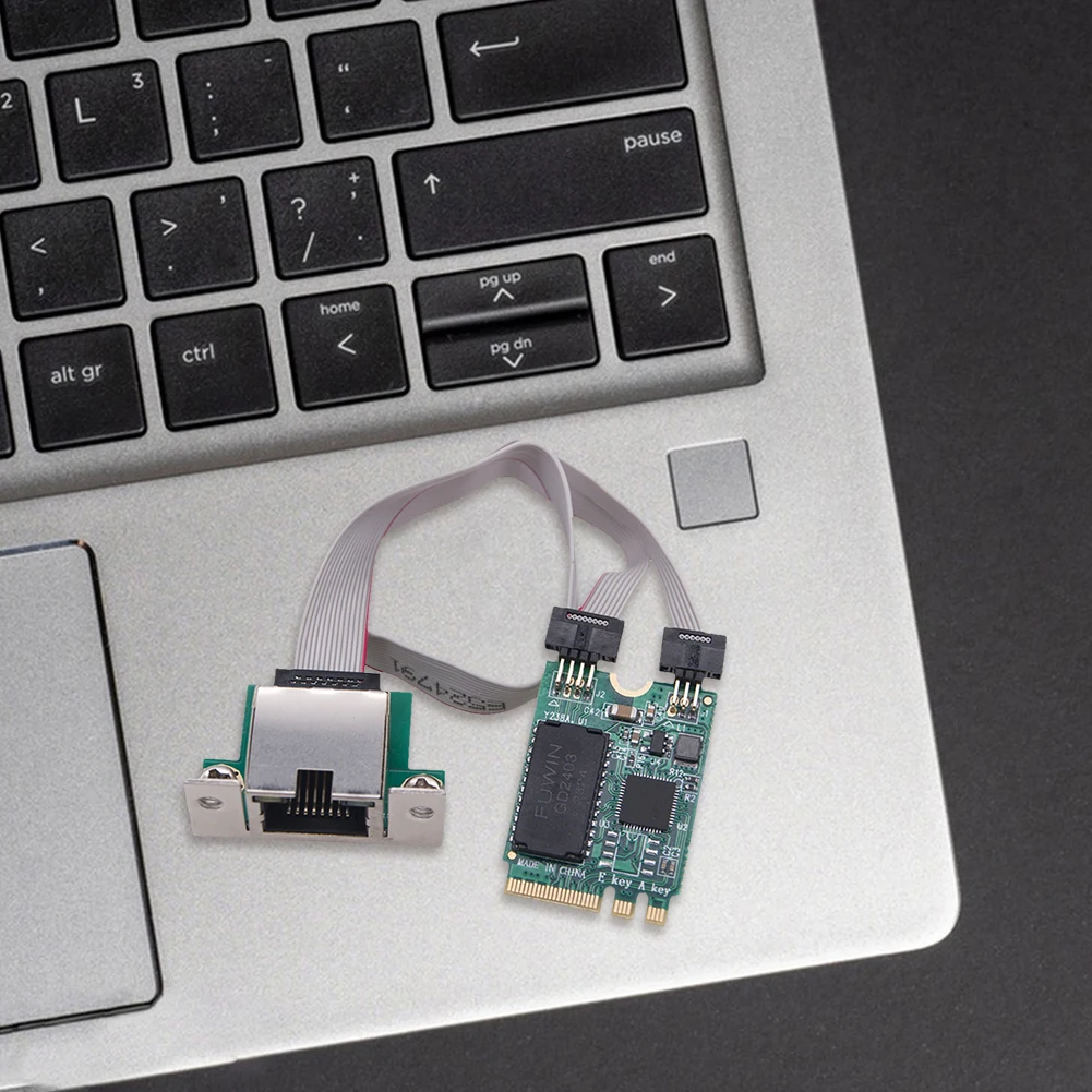 Сетевой адаптер M.2 Gigabit Lan 2 5 ГГц/1000 Мбит/с M2 RJ45 чип RTL8125BG Ethernet-адаптер Mini PCIE